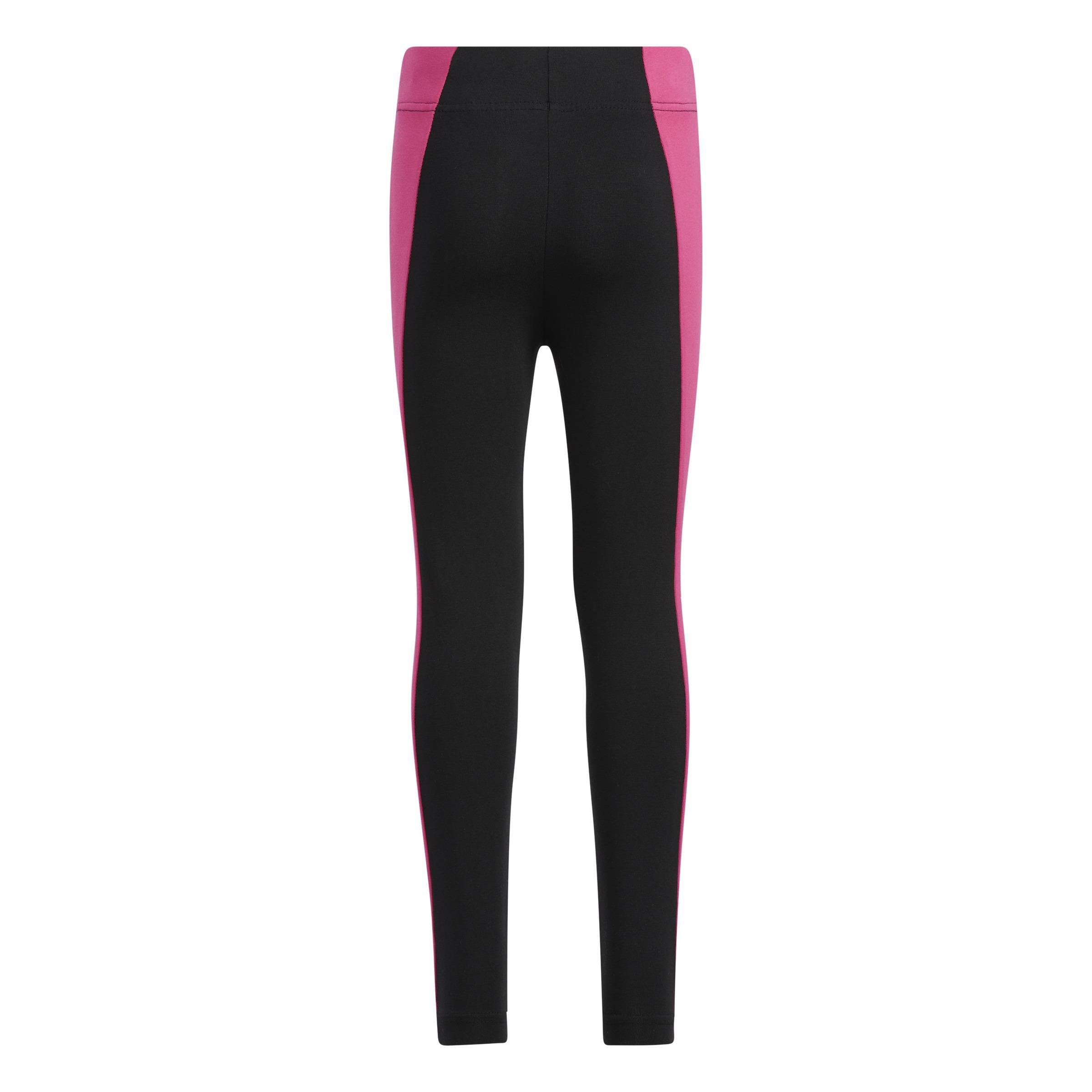 Kids Cotton Leggings, Black, A901_ONE, large image number 1