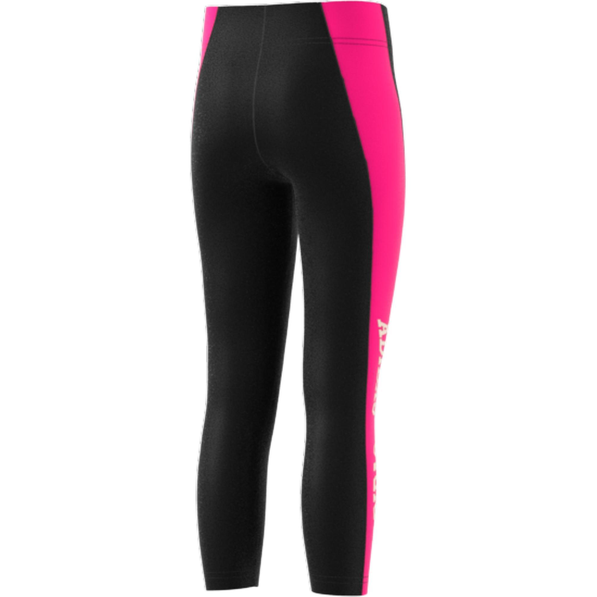 Kids Cotton Leggings, Black, A901_ONE, large image number 7