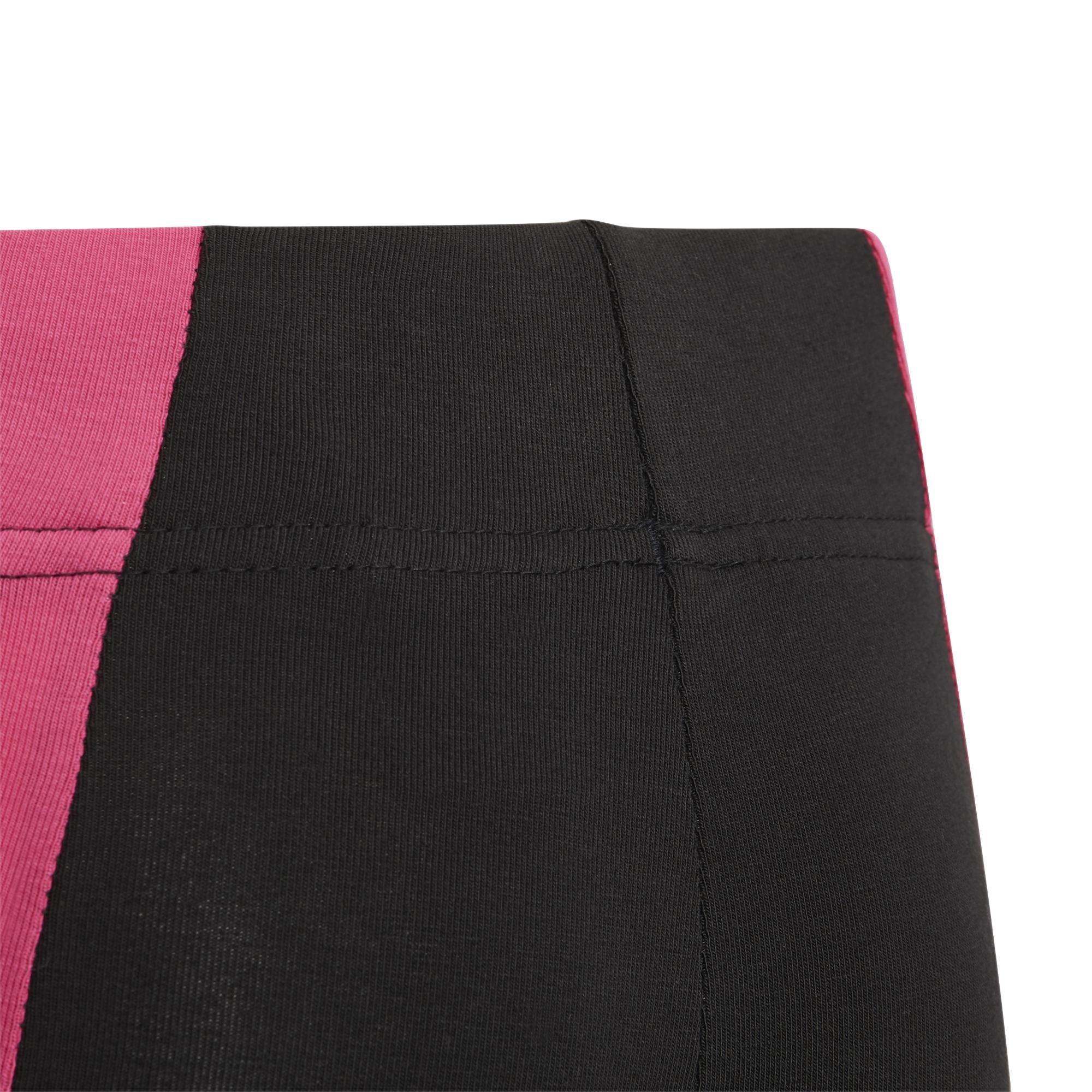 Kids Cotton Leggings, Black, A901_ONE, large image number 9