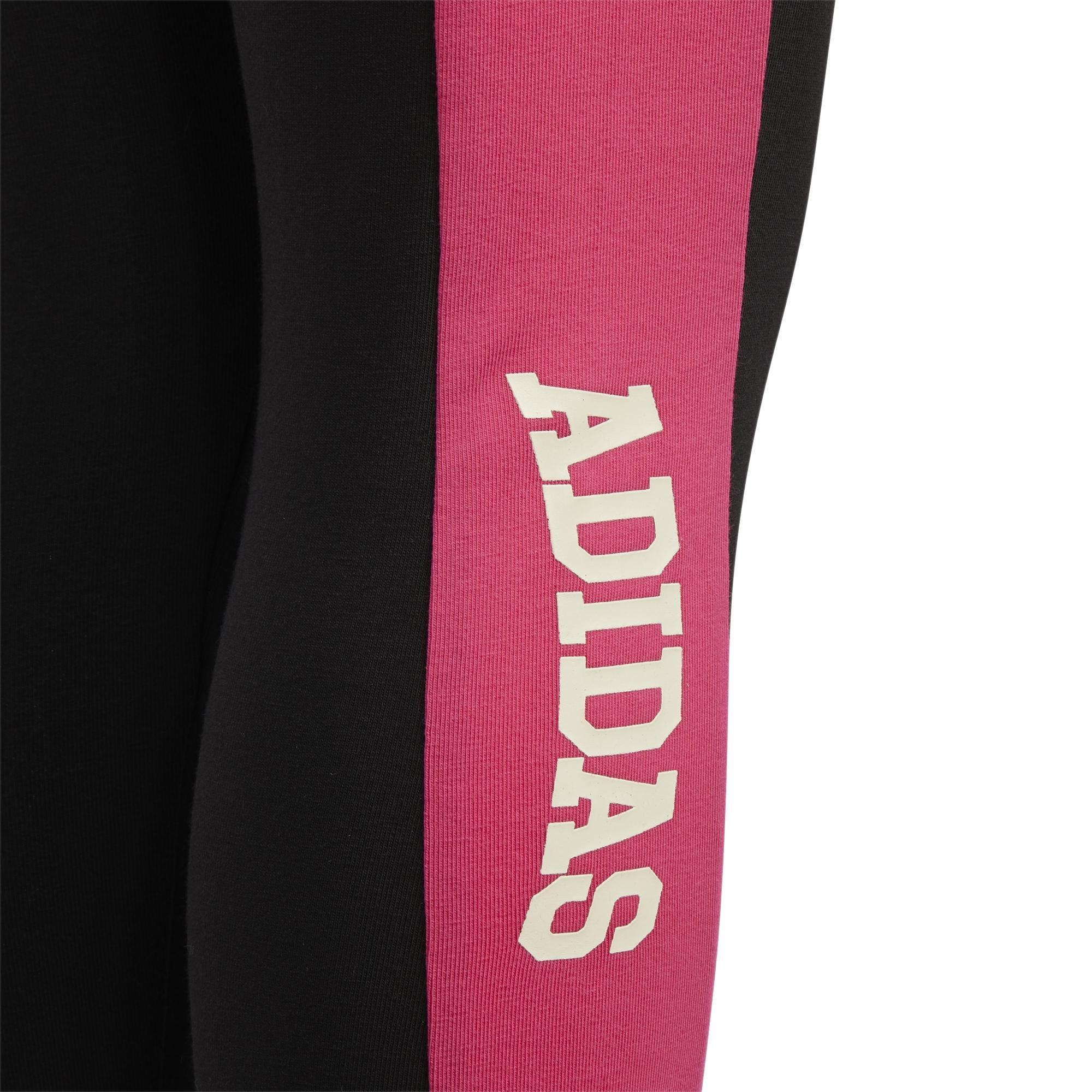 Kids Cotton Leggings, Black, A901_ONE, large image number 12