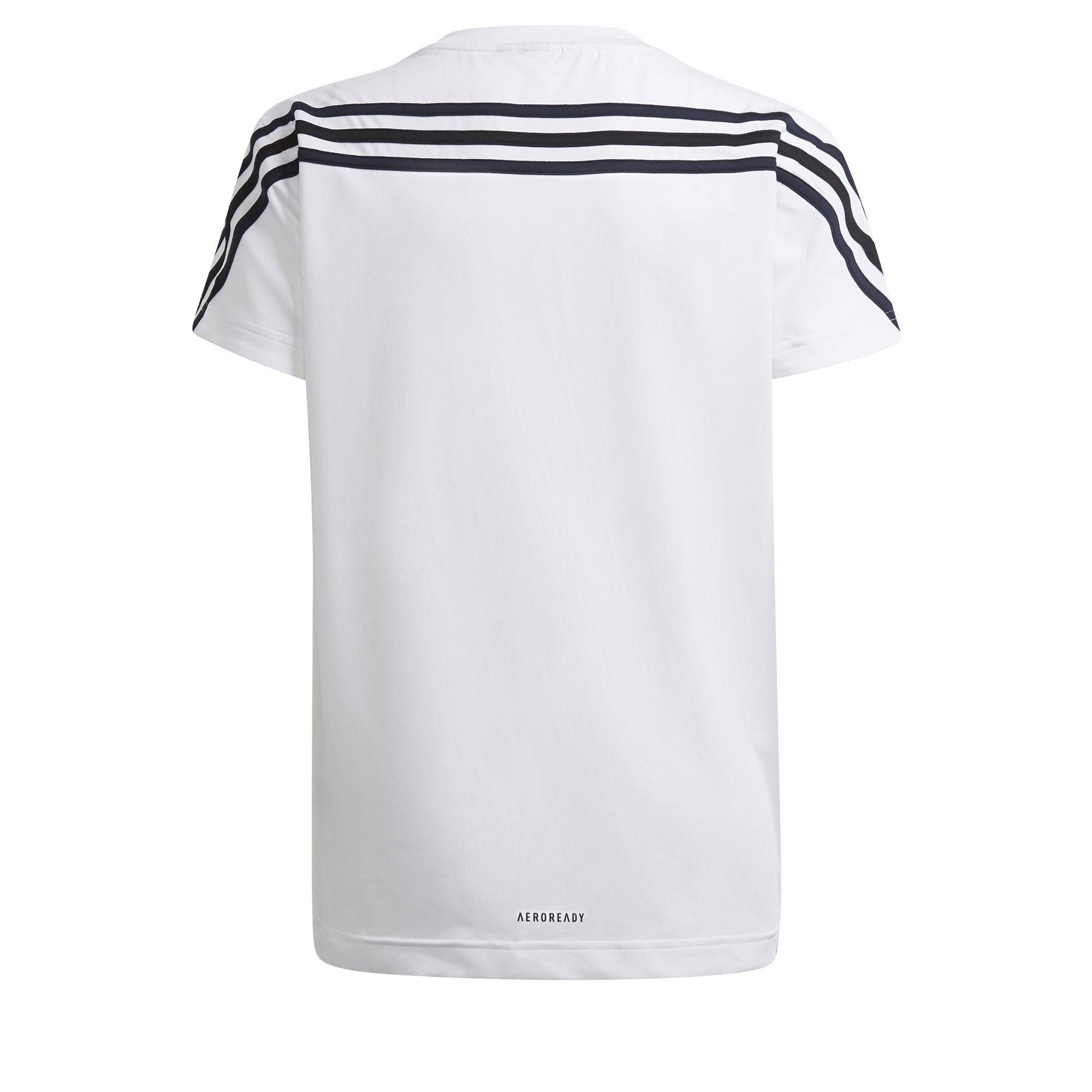 Kids Marimekko Primegreen Aeroready Training Loose 3-Stripes T-Shirt, White, , large image number 7