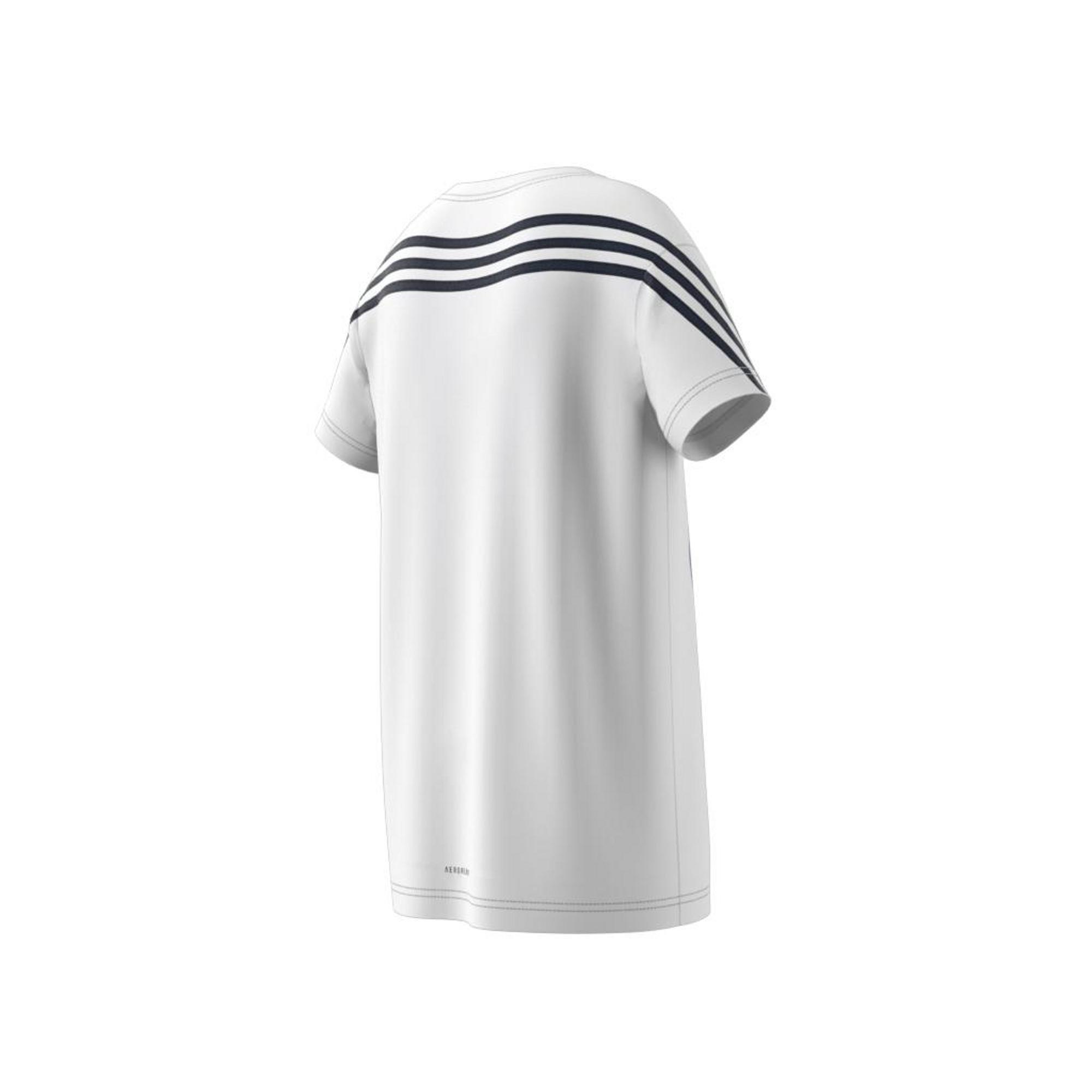 Kids Marimekko Primegreen Aeroready Training Loose 3-Stripes T-Shirt, White, , large image number 19