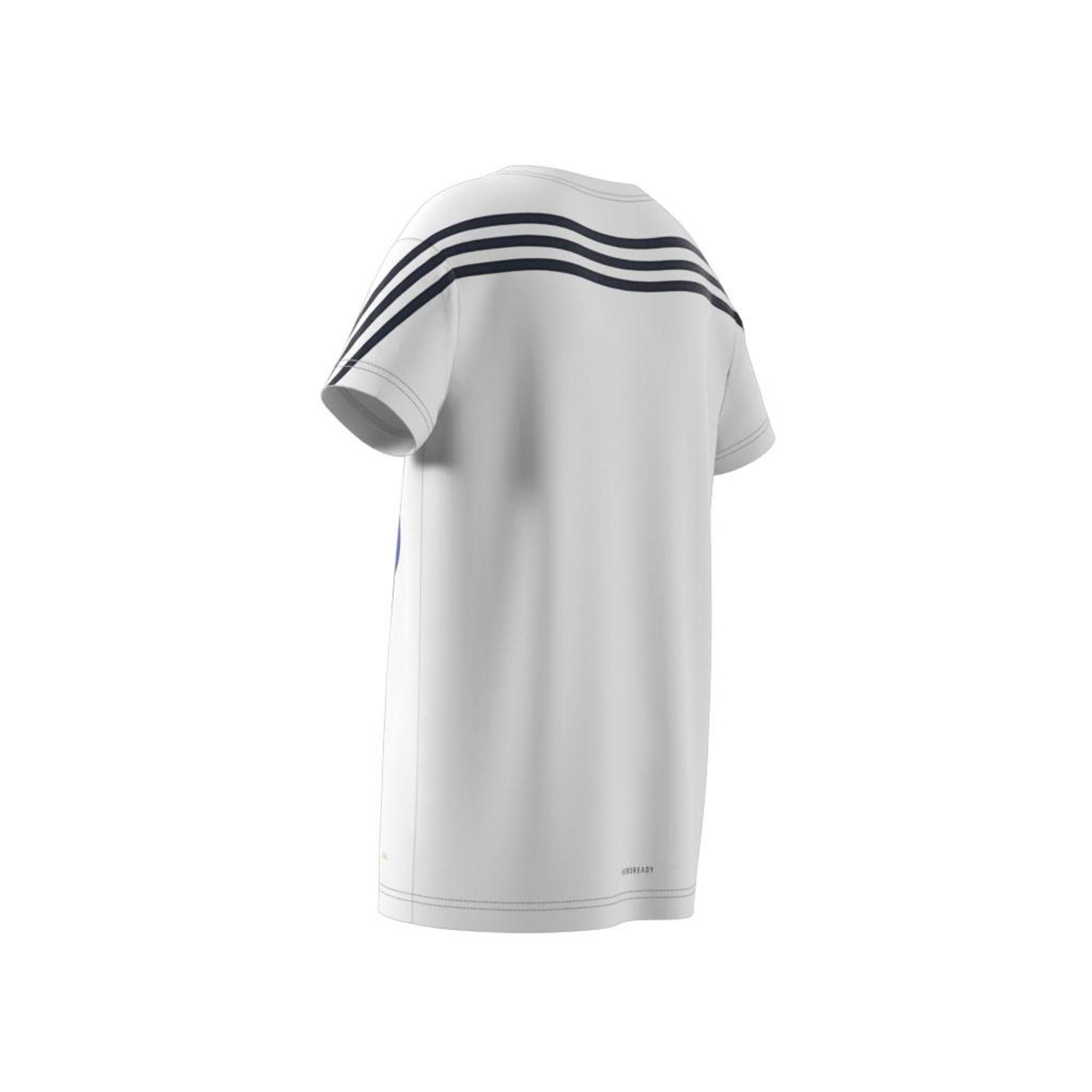 Kids Marimekko Primegreen Aeroready Training Loose 3-Stripes T-Shirt, White, , large image number 23