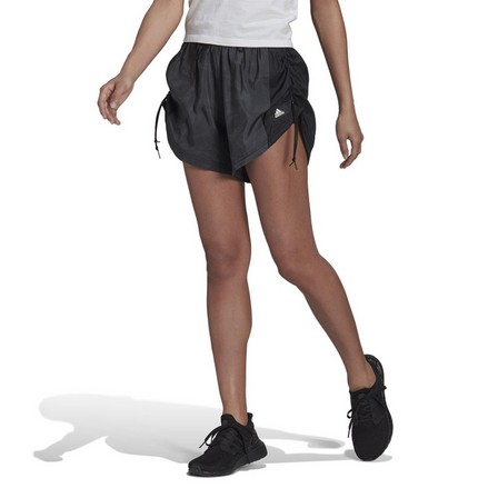 Women Sportswear Woven Lightweight Shorts, Black, A901_ONE, large image number 0