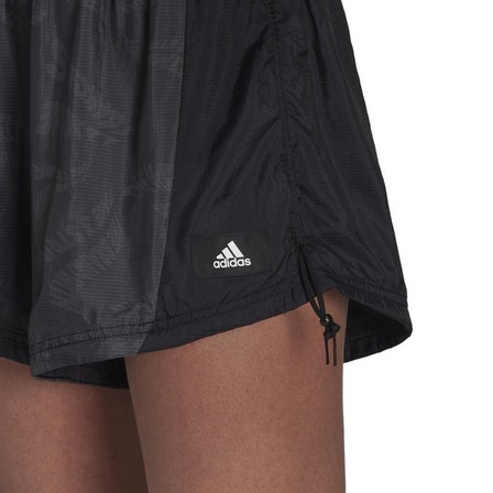 Women Sportswear Woven Lightweight Shorts, Black, A901_ONE, large image number 3