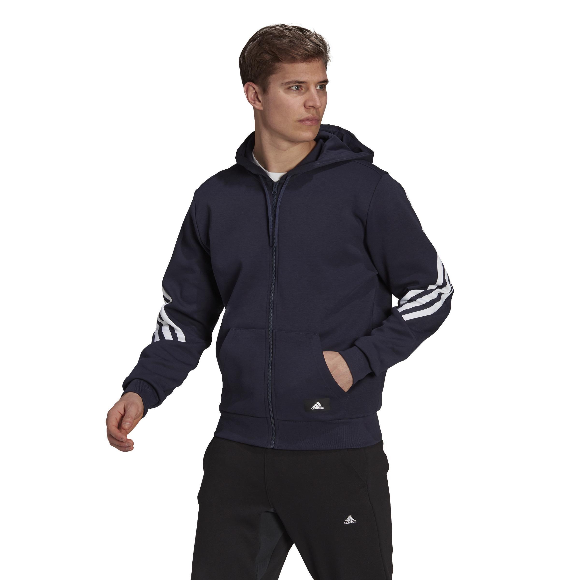 Sportswear Future Icons 3-Stripes Hoodie, Blue, A901_ONE, large image number 0