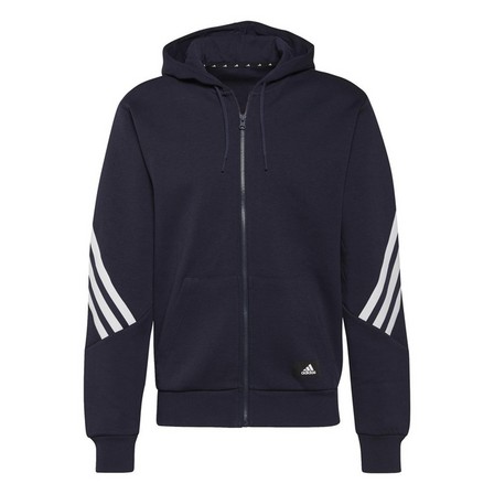 Men Sportswear Future Icons 3-Stripes Hoodie , Navy, A901_ONE, large image number 2