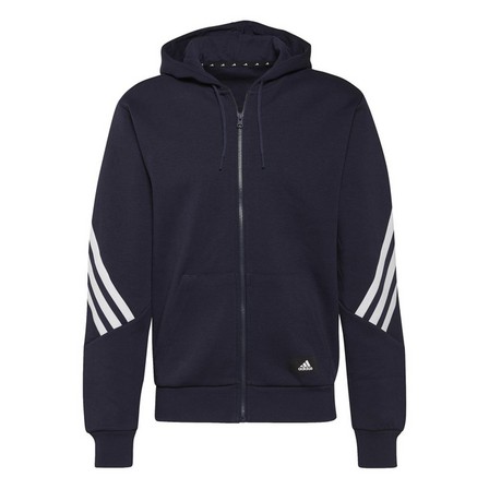 Men Sportswear Future Icons 3-Stripes Hoodie , Navy, A901_ONE, large image number 4