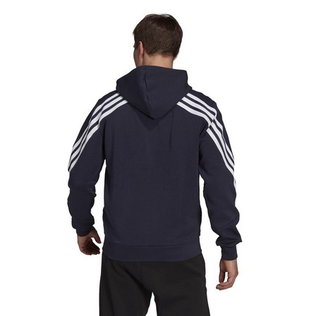 Men Sportswear Future Icons 3-Stripes Hoodie , Navy, A901_ONE, large image number 5