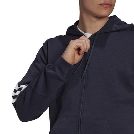 Men Sportswear Future Icons 3-Stripes Hoodie , Navy, A901_ONE, large image number 6