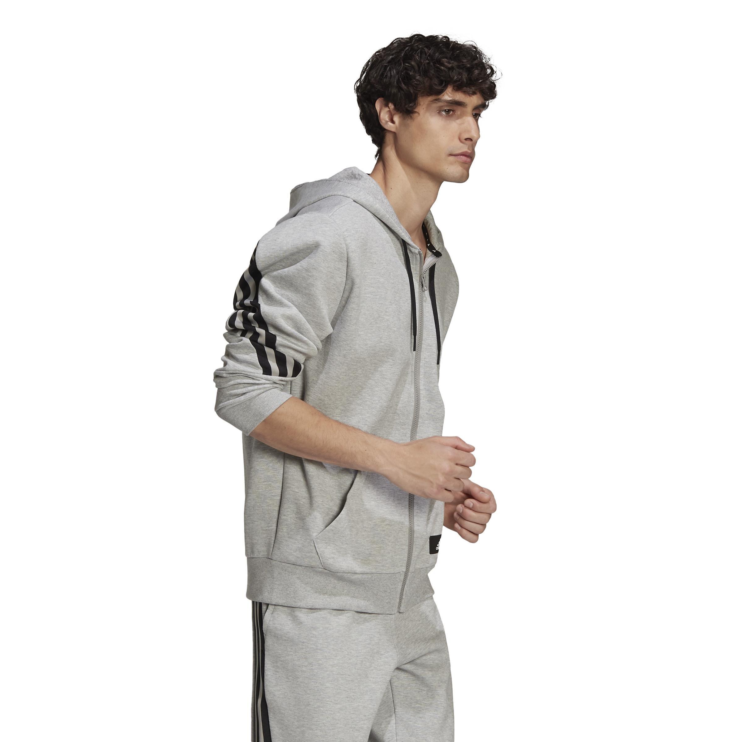 Sportswear Future Icons 3-Stripes Hoodie, Grey, A901_ONE, large image number 1