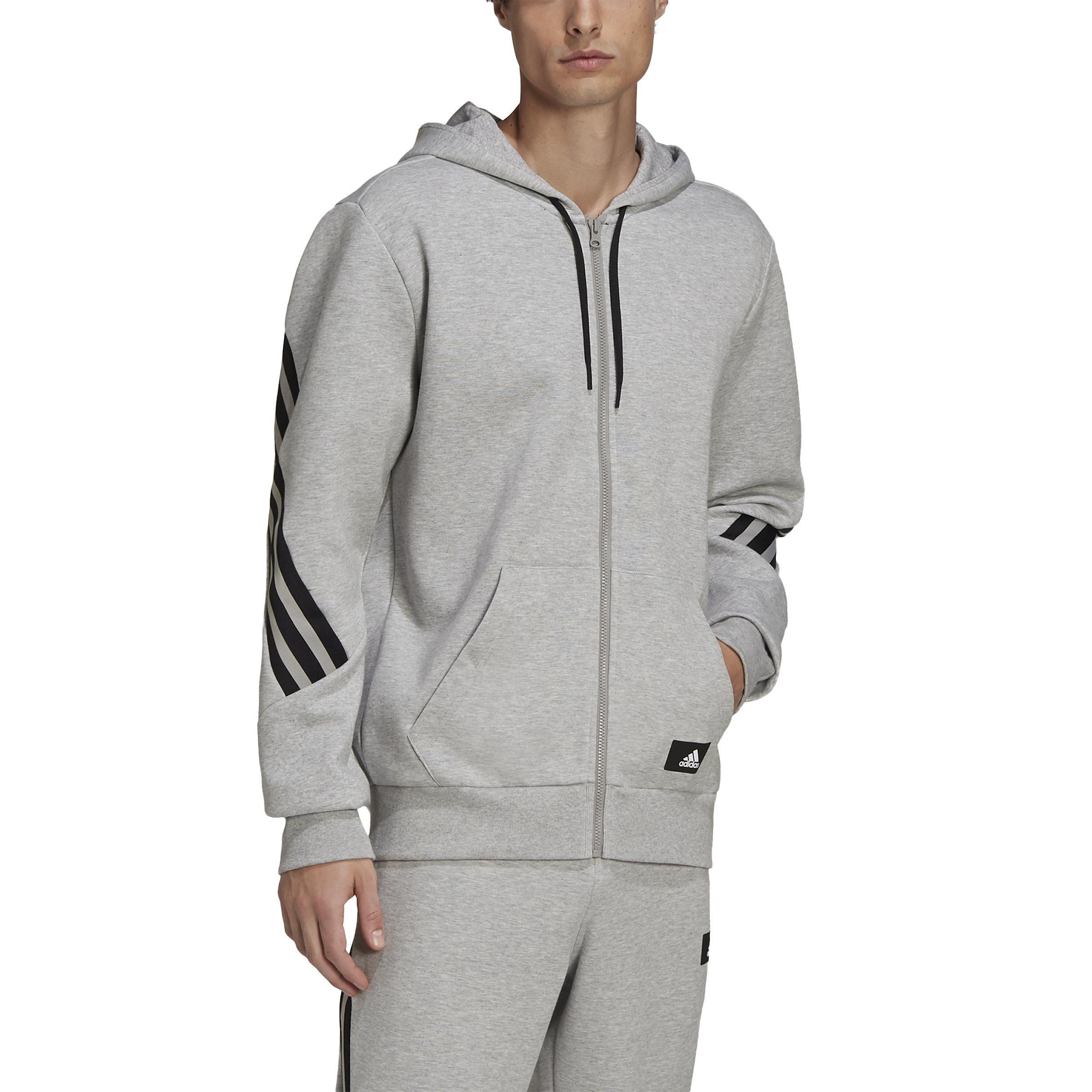 Sportswear Future Icons 3-Stripes Hoodie, Grey, A901_ONE, large image number 2