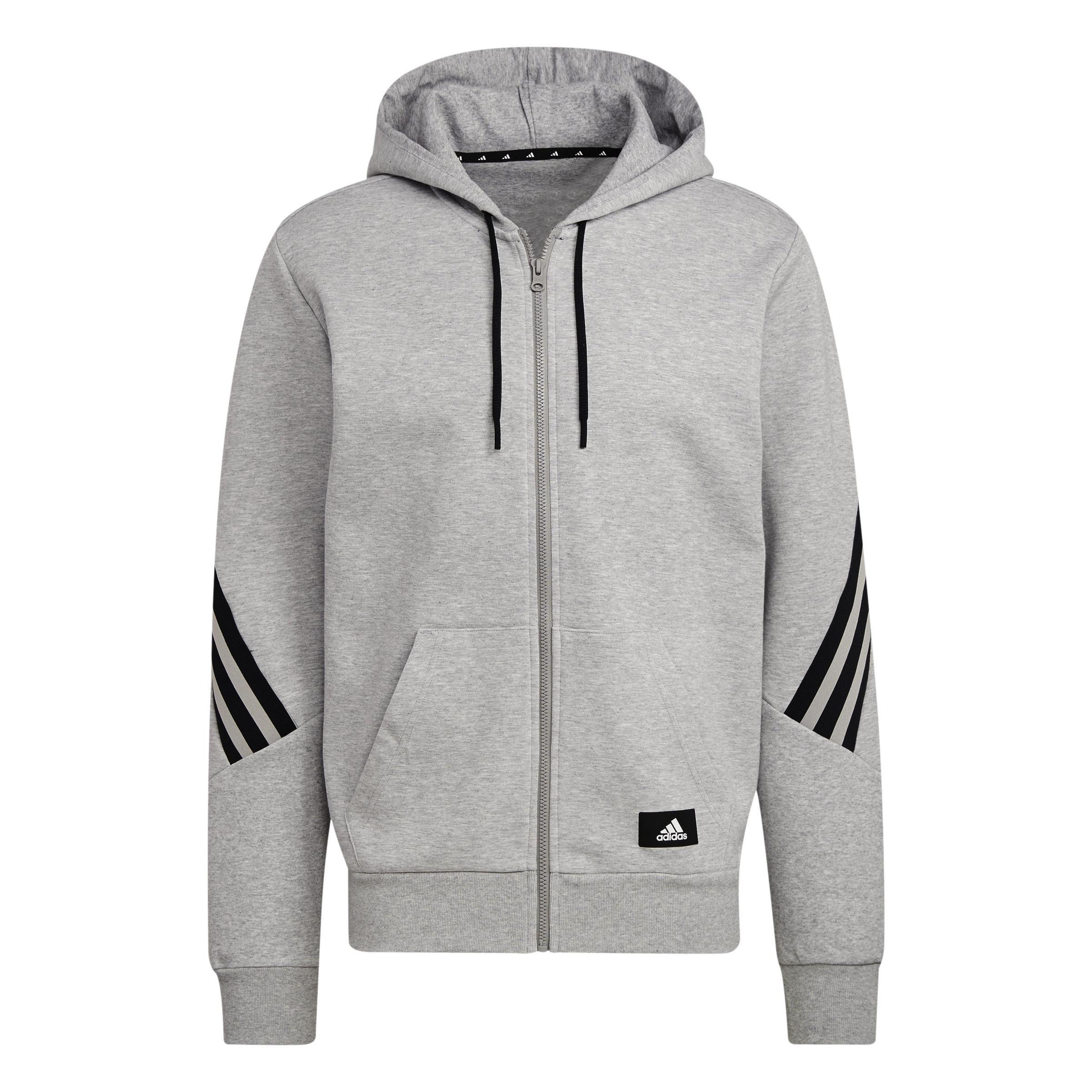 Sportswear Future Icons 3-Stripes Hoodie, Grey, A901_ONE, large image number 4