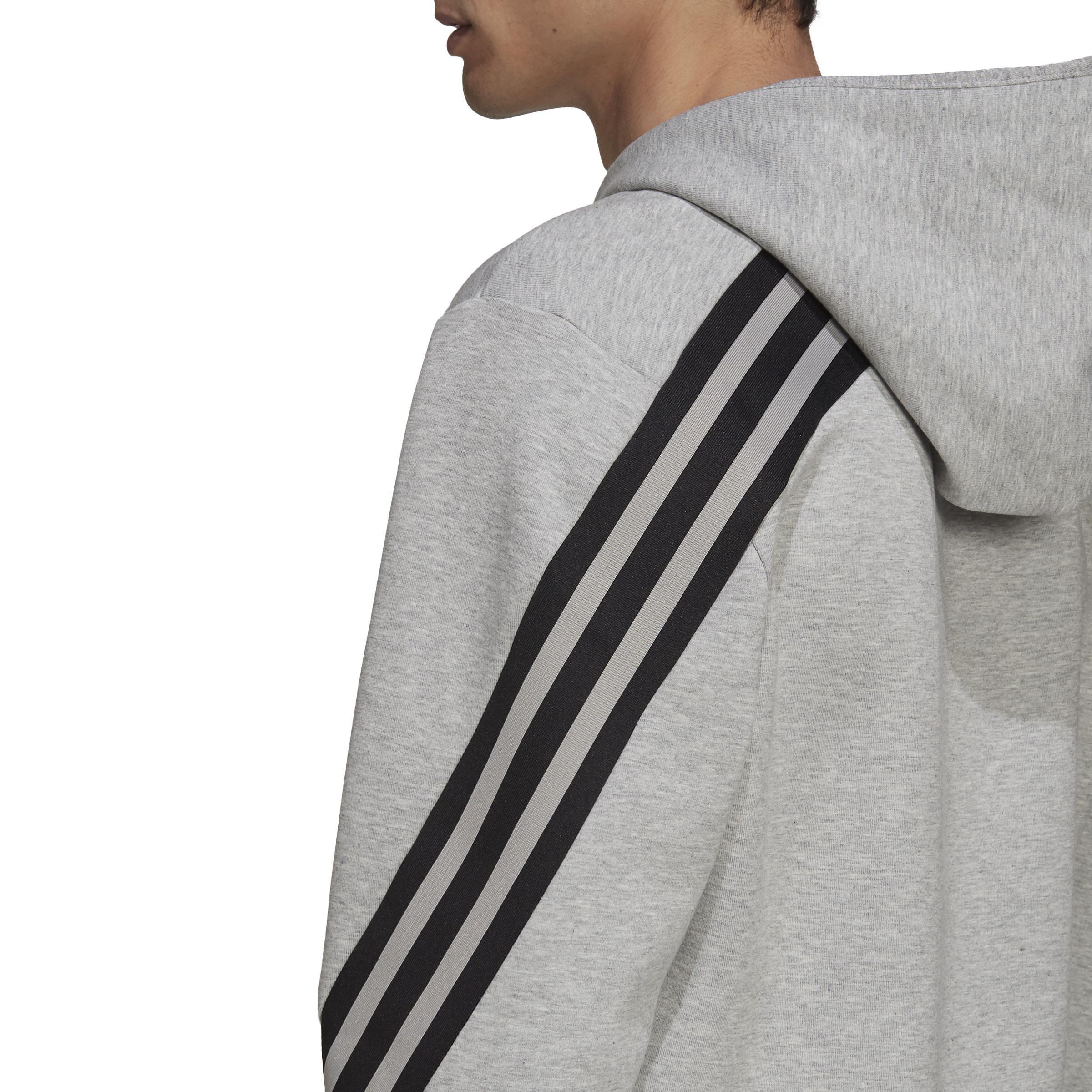 Sportswear Future Icons 3-Stripes Hoodie, Grey, A901_ONE, large image number 6