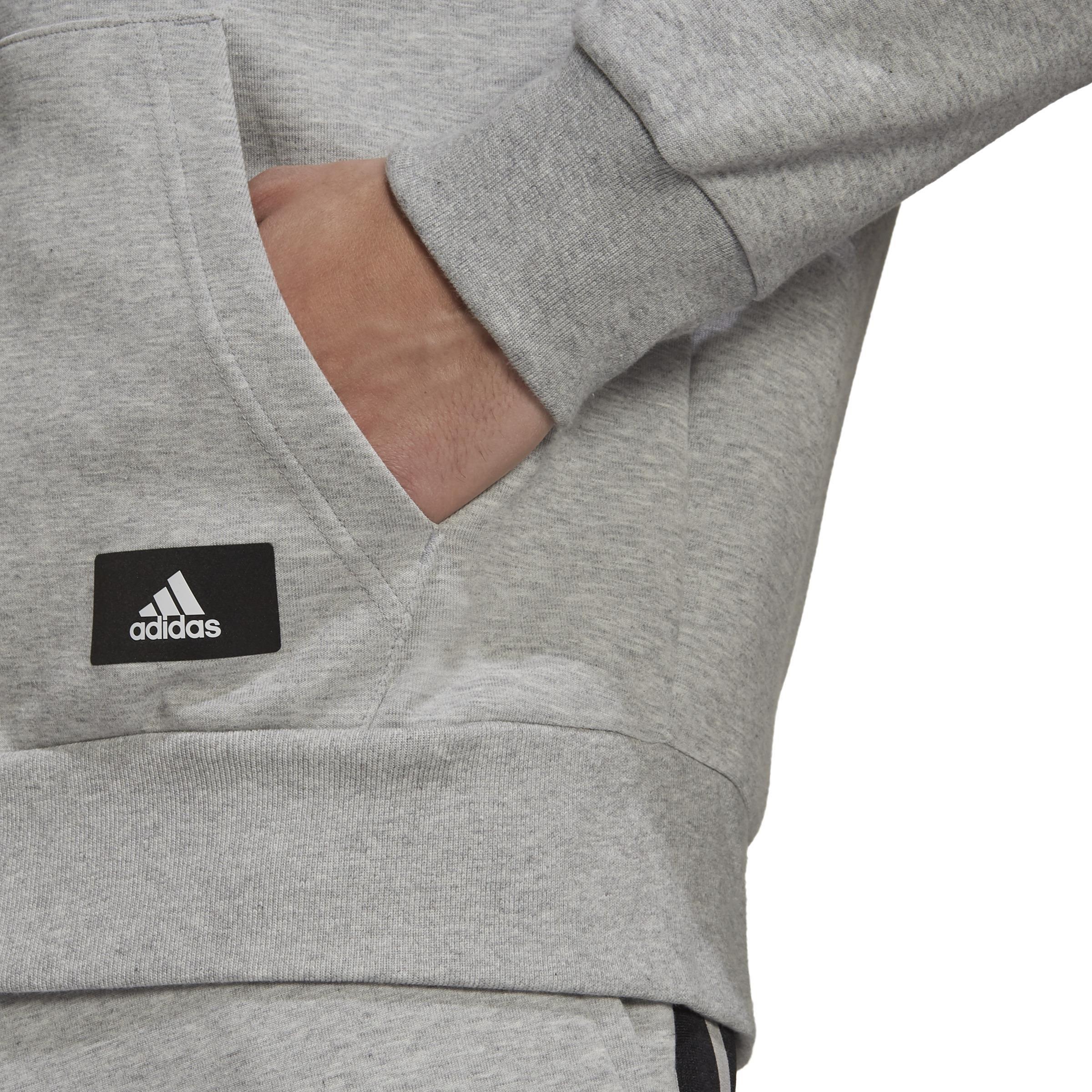 Sportswear Future Icons 3-Stripes Hoodie, Grey, A901_ONE, large image number 7