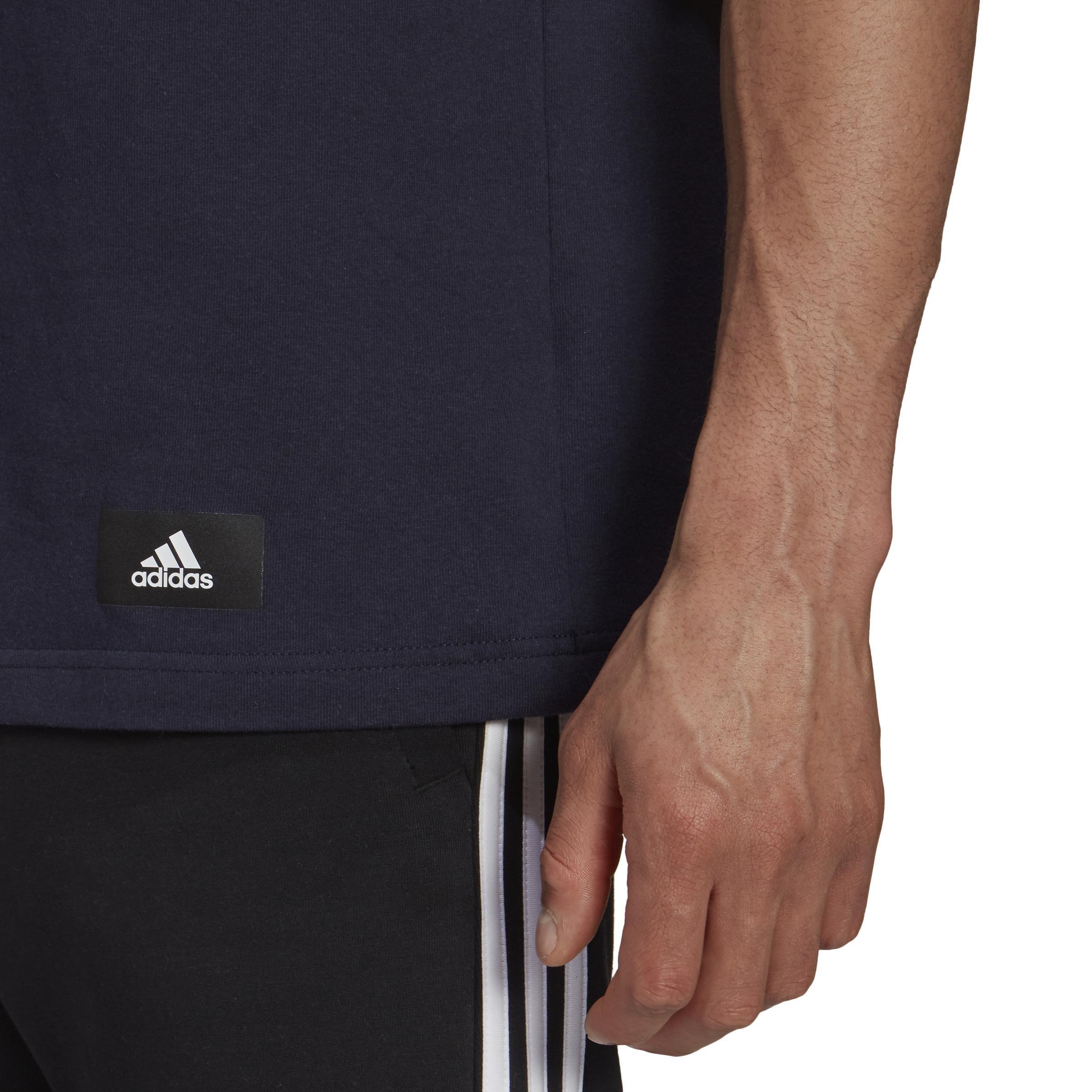Sportswear Future Icons 3-Stripes T-Shirt, Blue, A901_ONE, large image number 4