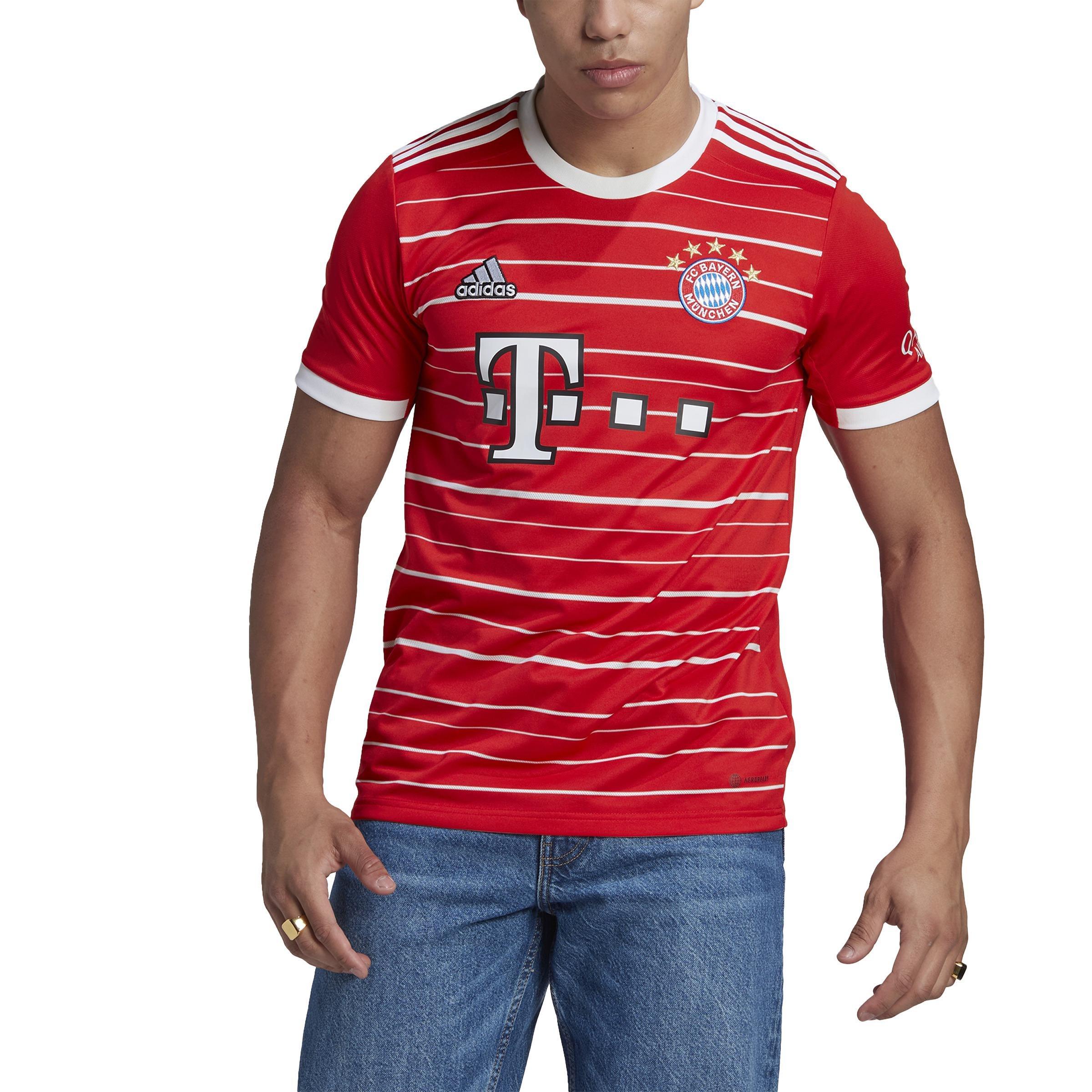 Fc Bayern 22/23 Home Jersey, Red, A901_ONE, large image number 2