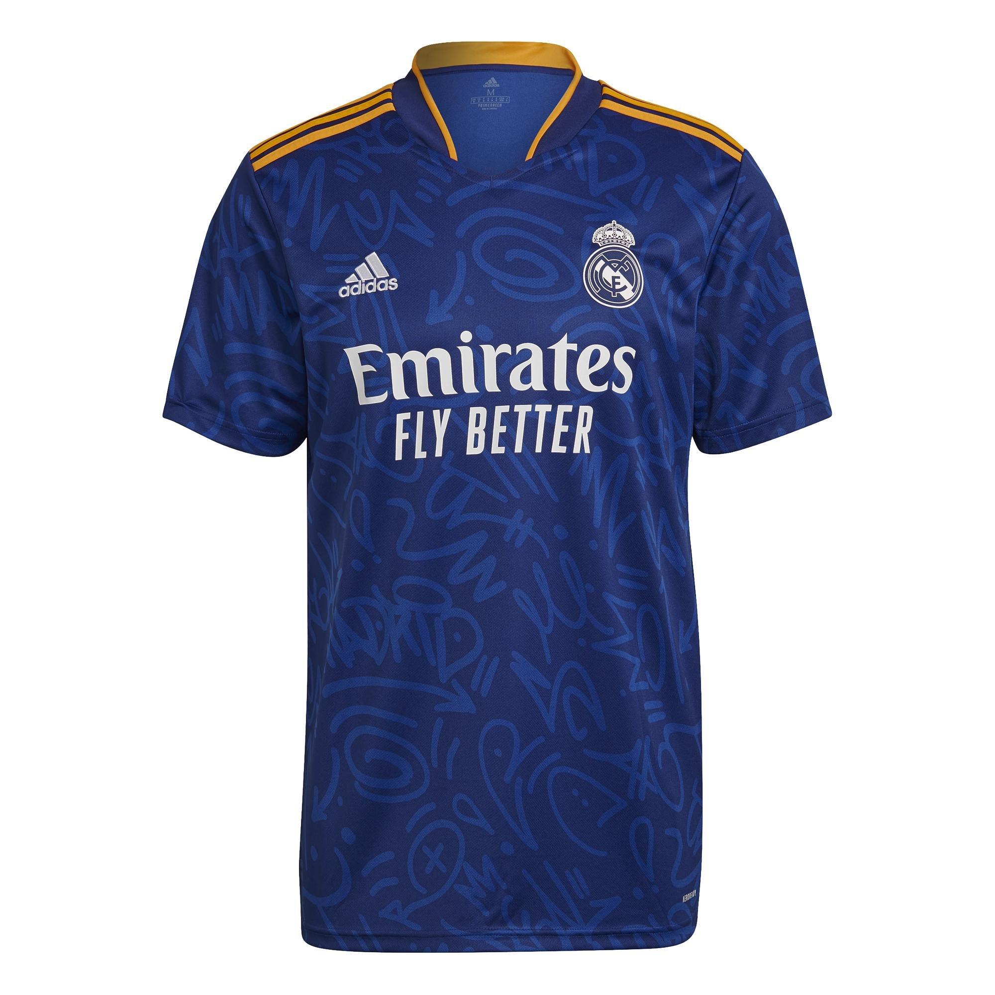 Real Madrid 21/22 Away Jersey, Blue, A901_ONE, large image number 1