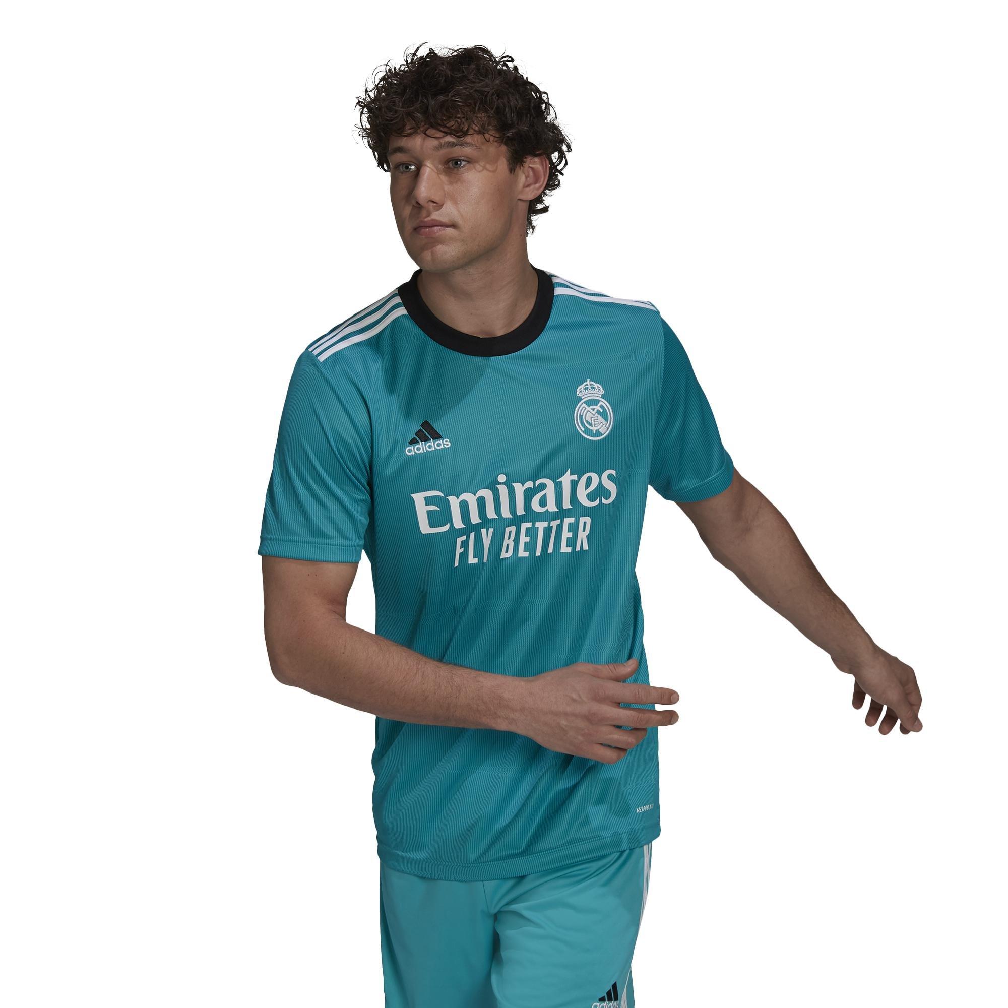 Real Madrid 21/22 Third Jersey, Turquoise, A901_ONE, large image number 1