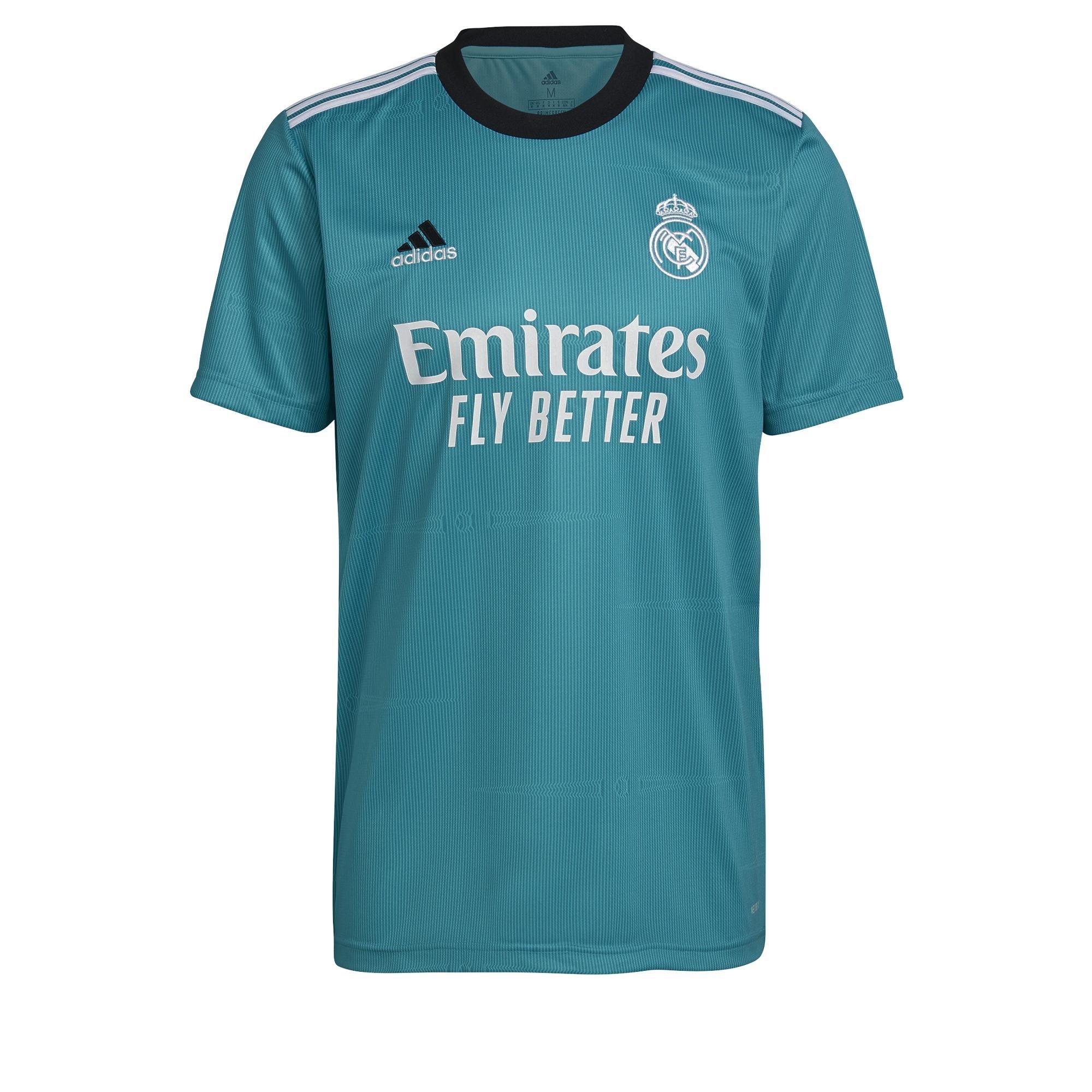 Real Madrid 21/22 Third Jersey, Turquoise, A901_ONE, large image number 6
