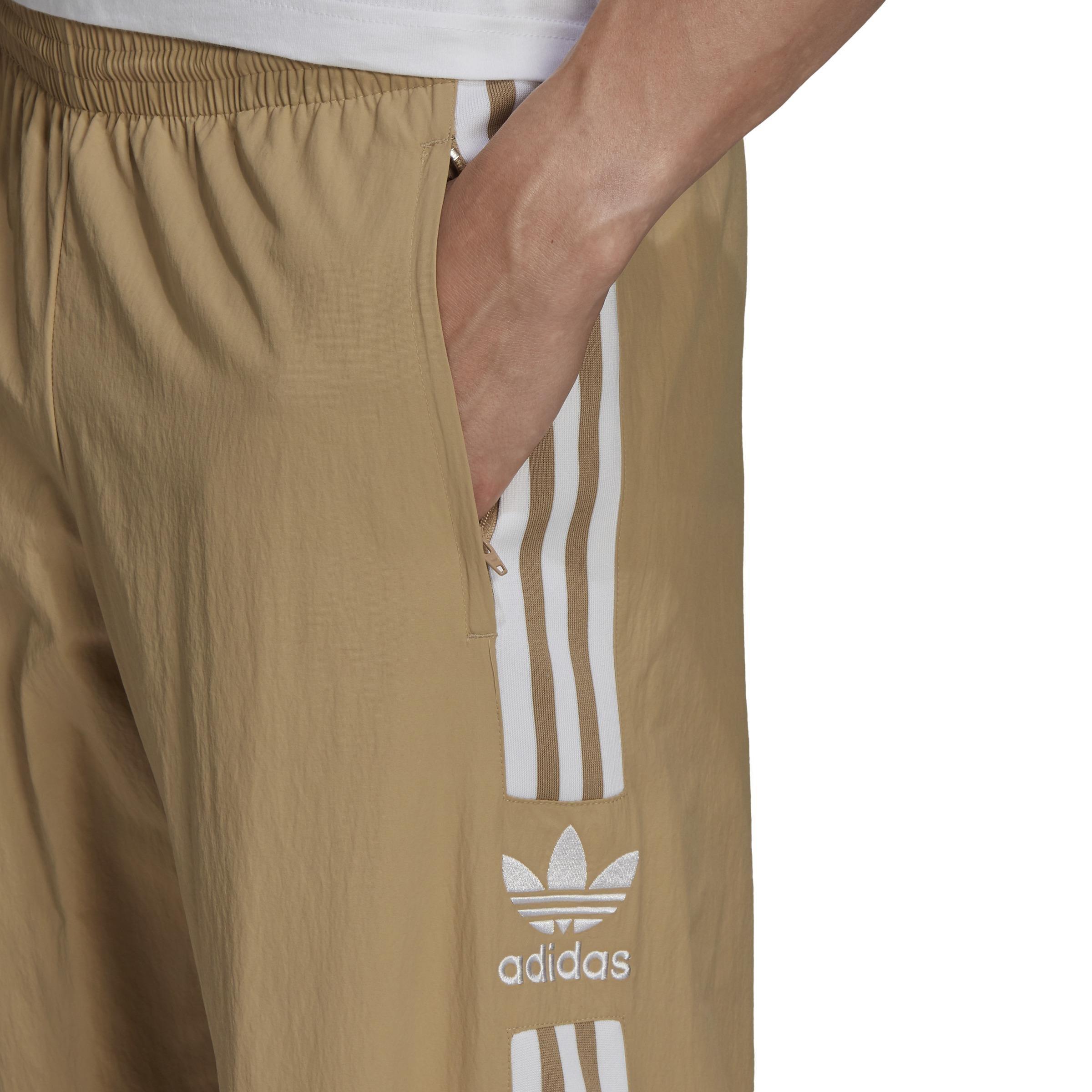 Adicolor Classics Lock-Up Trefoil Tracksuit Bottoms, Beige, , large image number 3