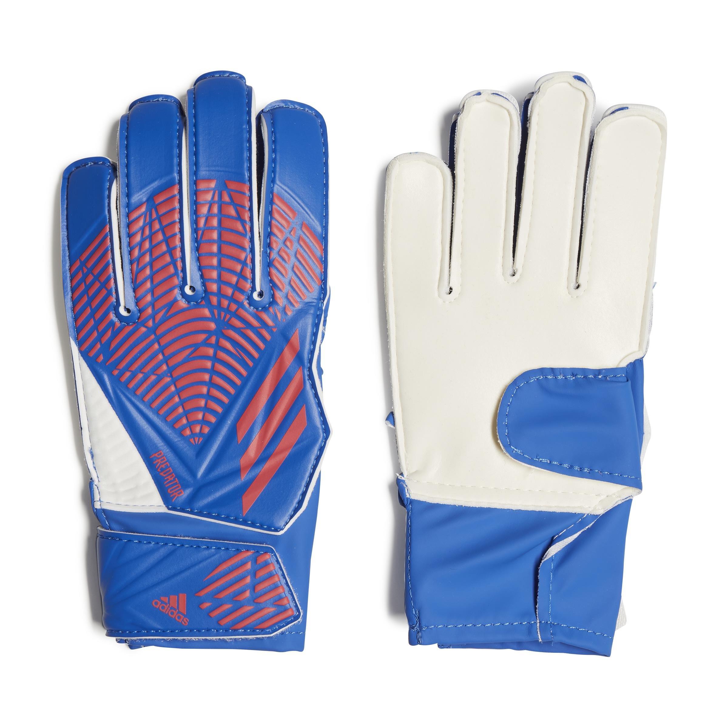 Unisex Kids Predator Training Goalkeeper Gloves, Blue, , large image number 0