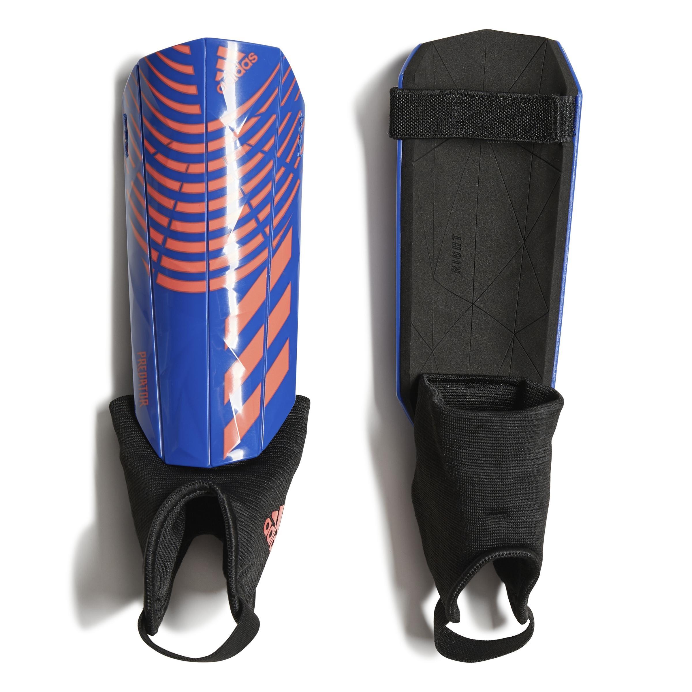Unisex Kids Predator Match Shin Guards, Blue, A901_ONE, large image number 0