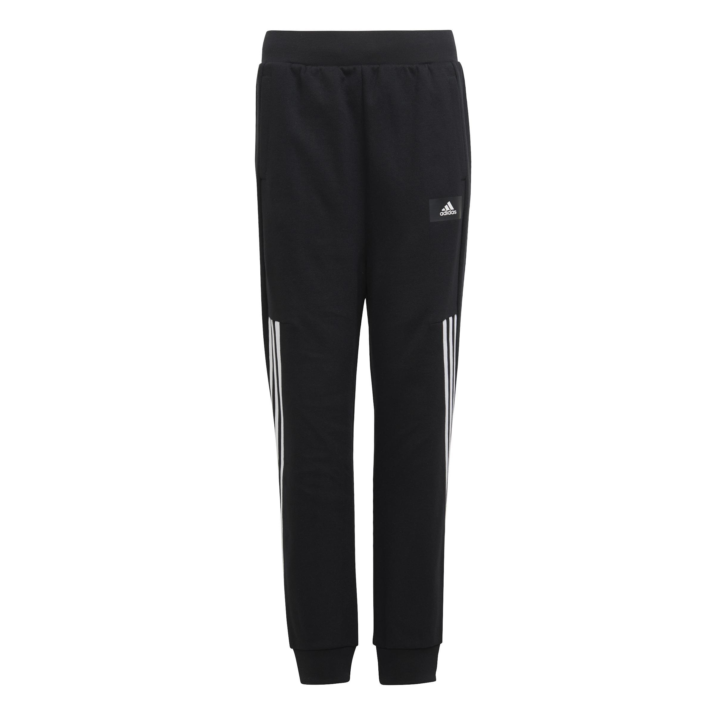 Kids Tapered Joggers - Grey & Black