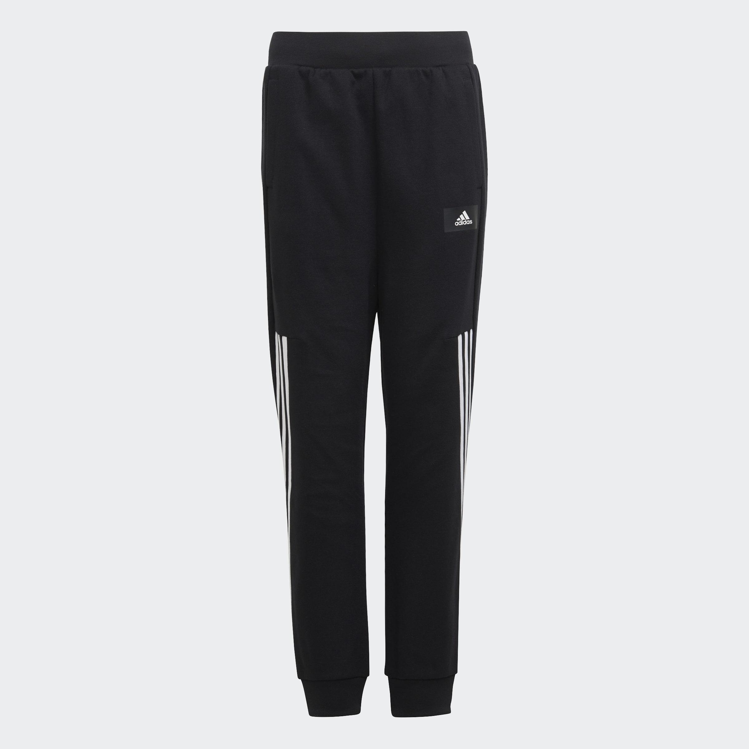 Kids Future Icons 3-Stripes Tapered-Leg Joggers, Black, A901_ONE, large image number 0