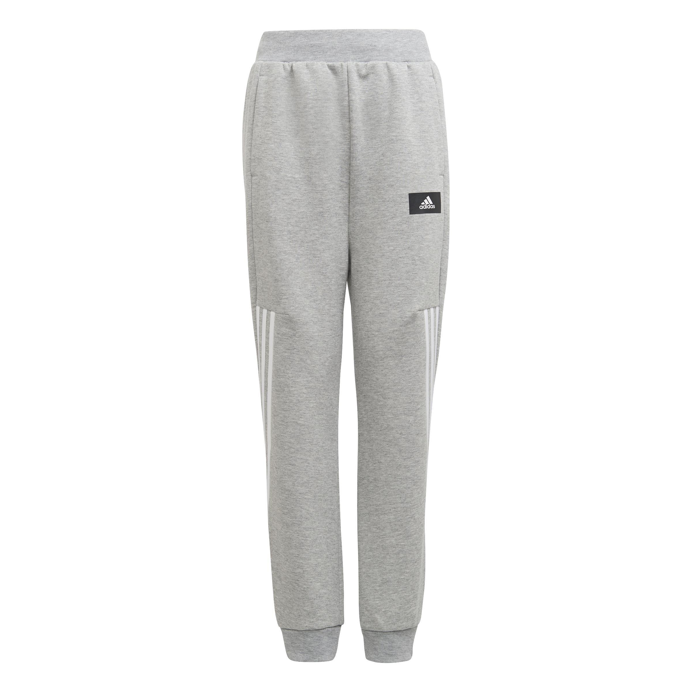Kids Future Icons 3-Stripes Tapered-Leg Joggers, Grey, , large image number 0