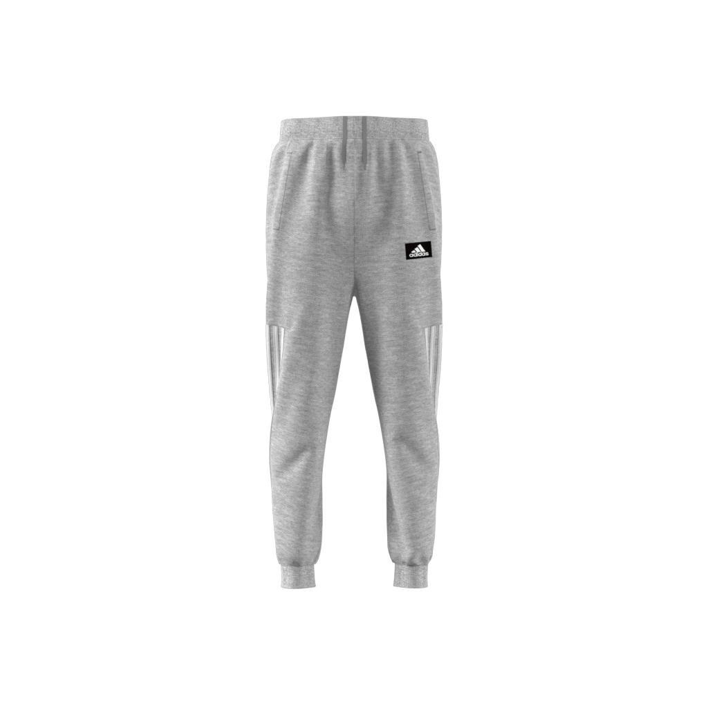 Kids Future Icons 3-Stripes Tapered-Leg Joggers, Grey, , large image number 9