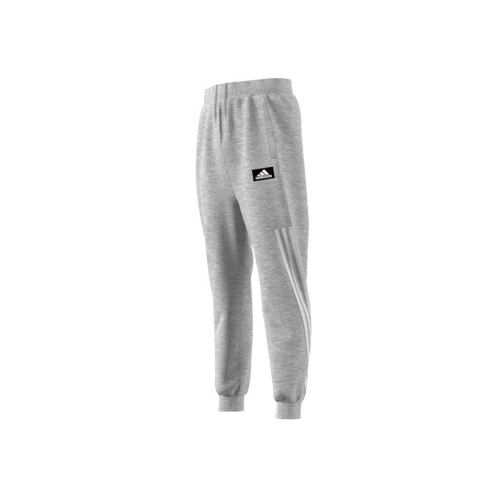 Kids Future Icons 3-Stripes Tapered-Leg Joggers, Grey, , large image number 11