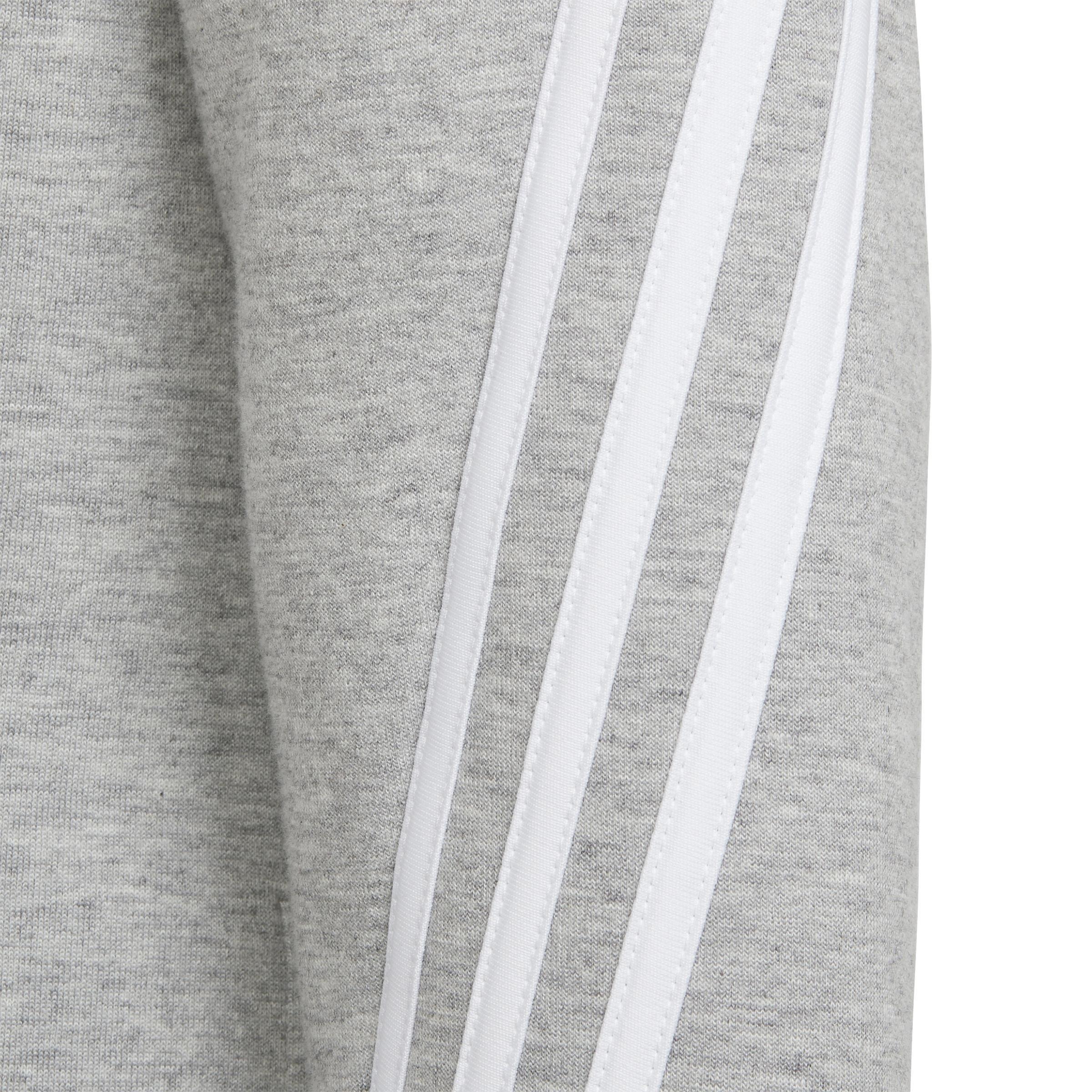 Kids Future Icons 3-Stripes Full-Zip Hoodie, Grey, A901_ONE, large image number 5