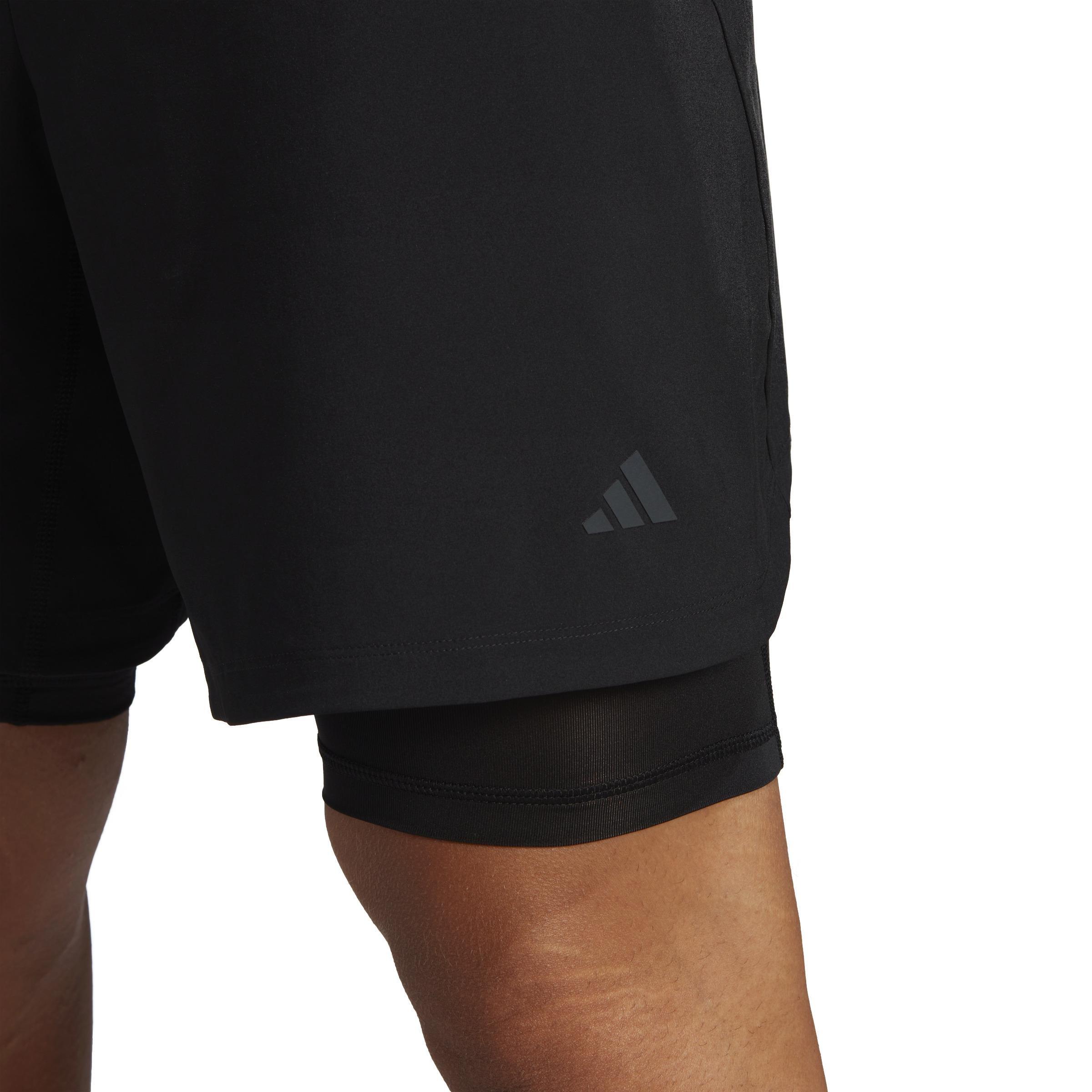 Yoga Training 2-In-1 Shorts, Black, A901_ONE, large image number 4