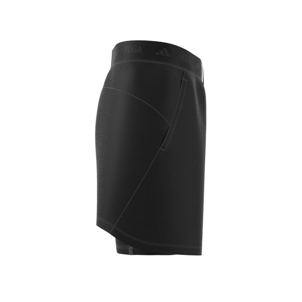 Yoga Training 2-In-1 Shorts, Black, A901_ONE, large image number 10