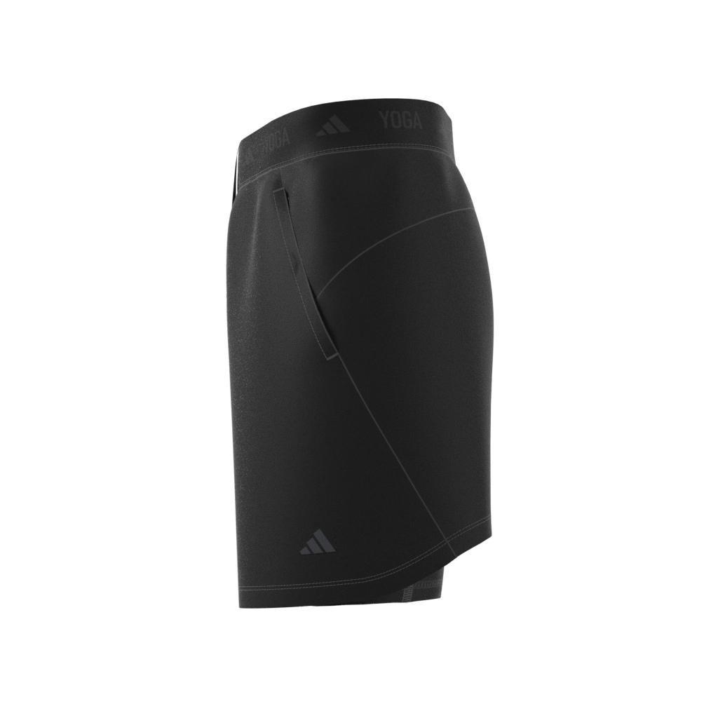 Yoga Training 2-In-1 Shorts, Black, A901_ONE, large image number 12