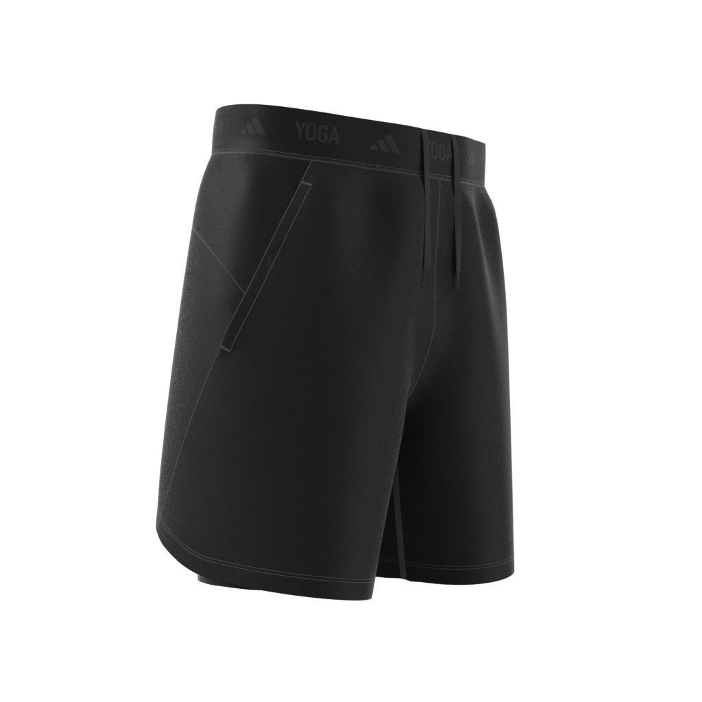 Yoga Training 2-In-1 Shorts, Black, A901_ONE, large image number 13