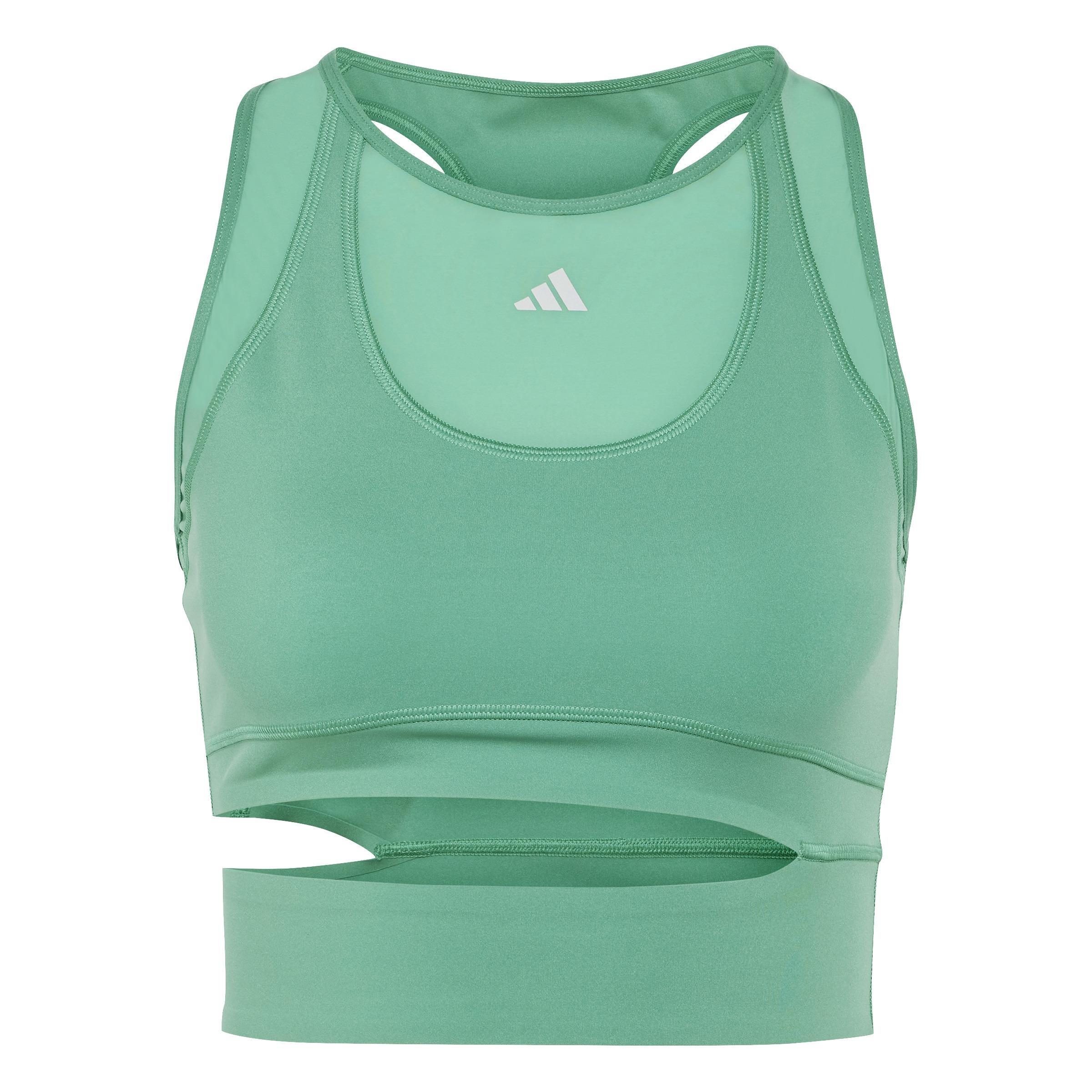 Hiit Heat.Rdy Crop Training Tank Top, Green, A901_ONE, large image number 6