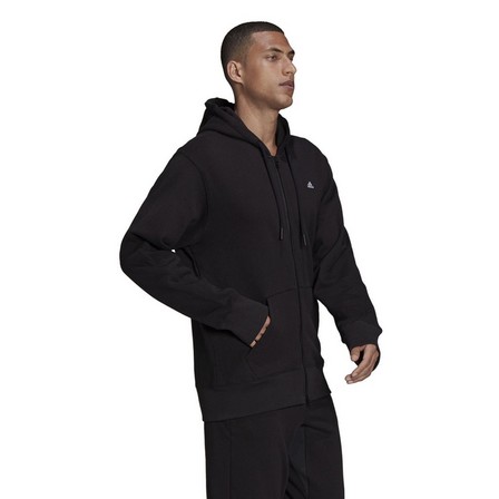 Men Sportswear Comfy And Chill Full Zip Hoodie, Black, A901_ONE, large image number 1