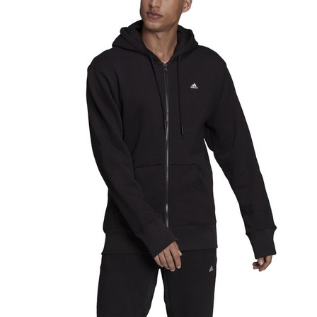 Men Sportswear Comfy And Chill Full Zip Hoodie, Black, A901_ONE, large image number 4