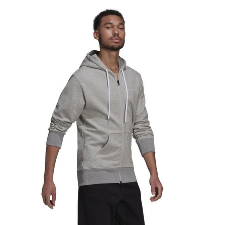 Men Sportswear Comfy And Chill Full Zip Hoodie ,Grey, A901_ONE, large image number 1