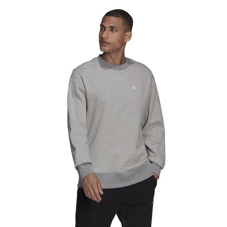 Men Sportswear Comfy And Chill Sweatshirt ,Grey, A901_ONE, large image number 0