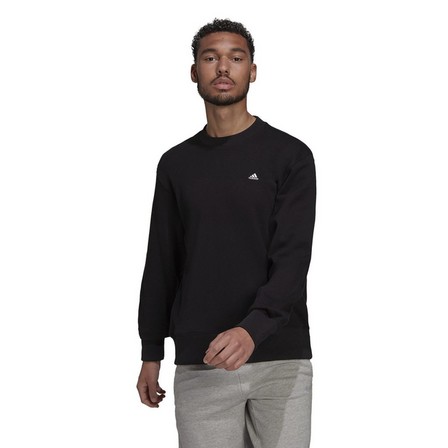 Men Sportswear Comfy And Chill Sweatshirt, Black, A901_ONE, large image number 0