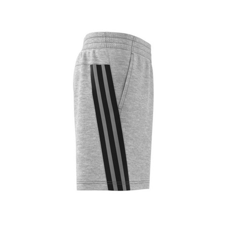Men Adidas Sportswear Future Icons 3-Stripes Shorts, Grey, A901_ONE, large image number 5