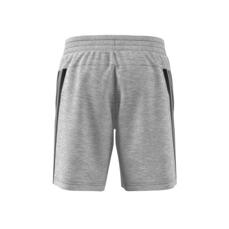 Men Adidas Sportswear Future Icons 3-Stripes Shorts, Grey, A901_ONE, large image number 7