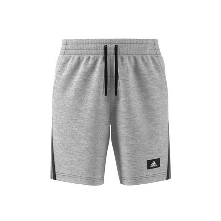 Men Adidas Sportswear Future Icons 3-Stripes Shorts, Grey, A901_ONE, large image number 8