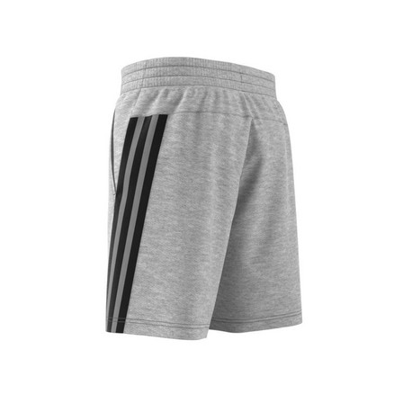 Men Adidas Sportswear Future Icons 3-Stripes Shorts, Grey, A901_ONE, large image number 9