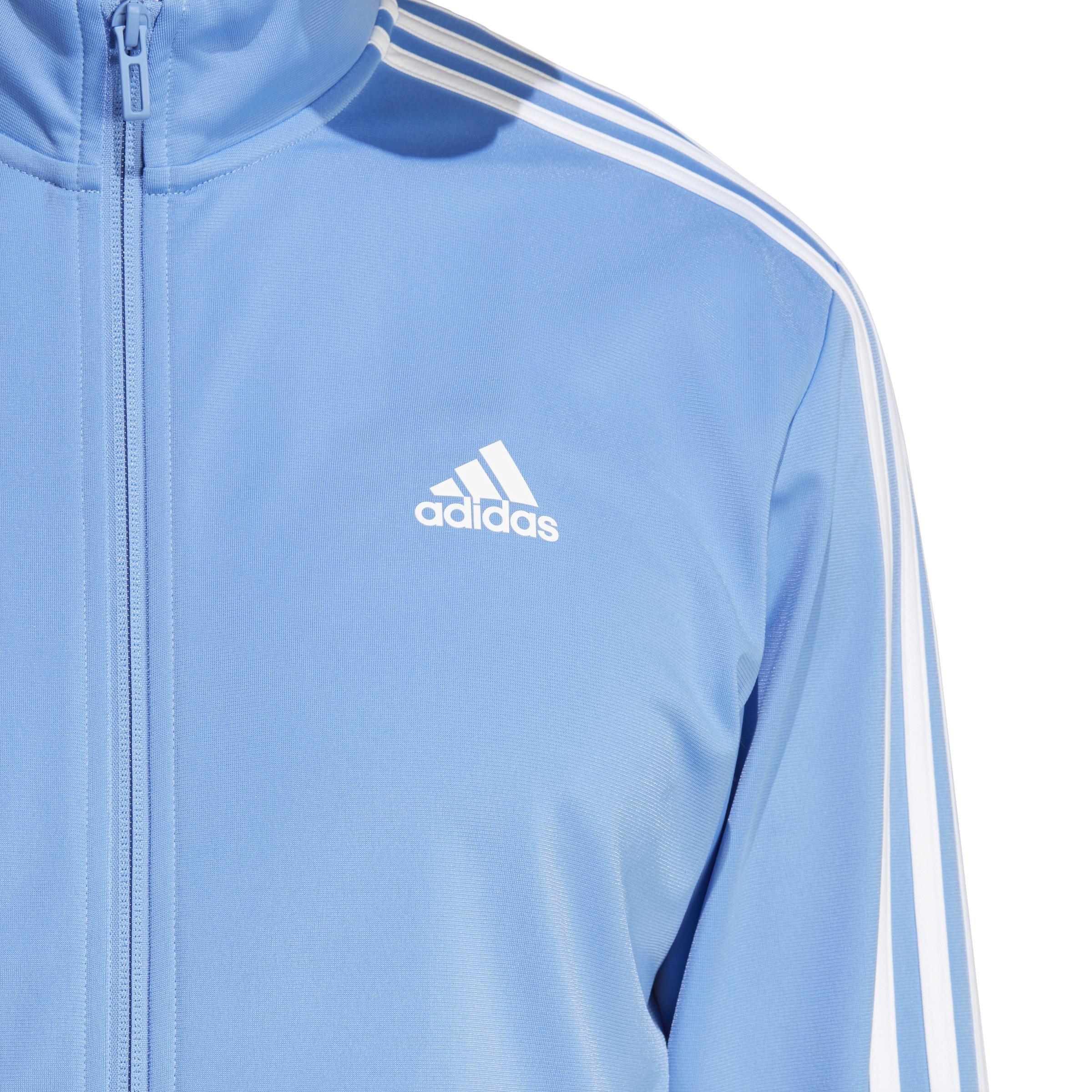 Essentials Warm-Up 3-Stripes Track Top, Blue, A901_ONE, large image number 4