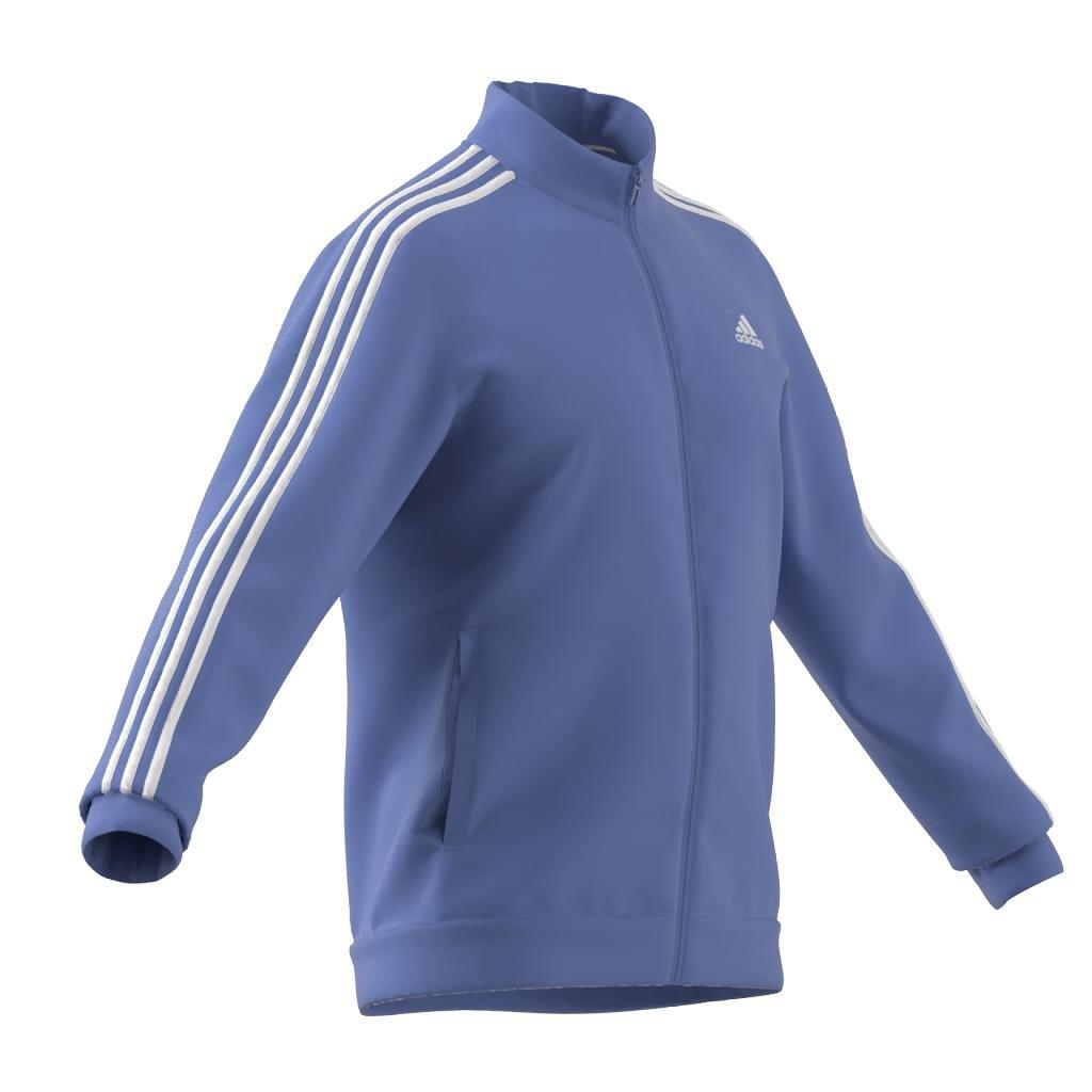 Essentials Warm-Up 3-Stripes Track Top, Blue, A901_ONE, large image number 9