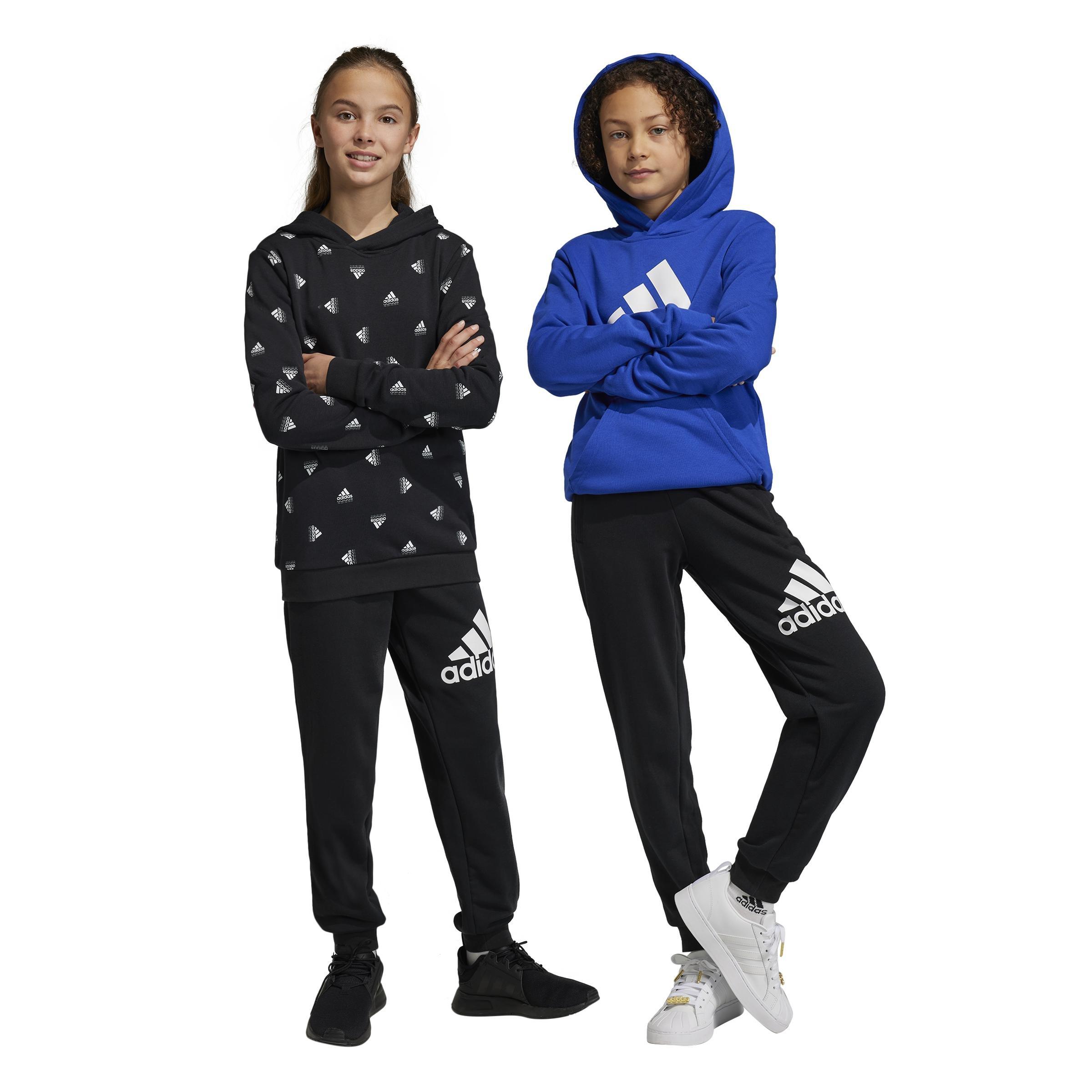 Unisex Kids Essentials Regular Fit Big Logo Cotton Joggers, Black, A901_ONE, large image number 8